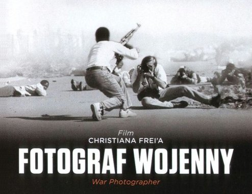 Fragment plakatu do filmu "Fotograf wojenny".